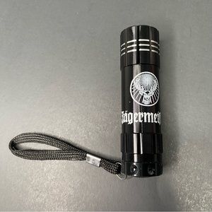 Vtg New Jagermeister Flashlight Small Keychain Limited Edition Battery Operated